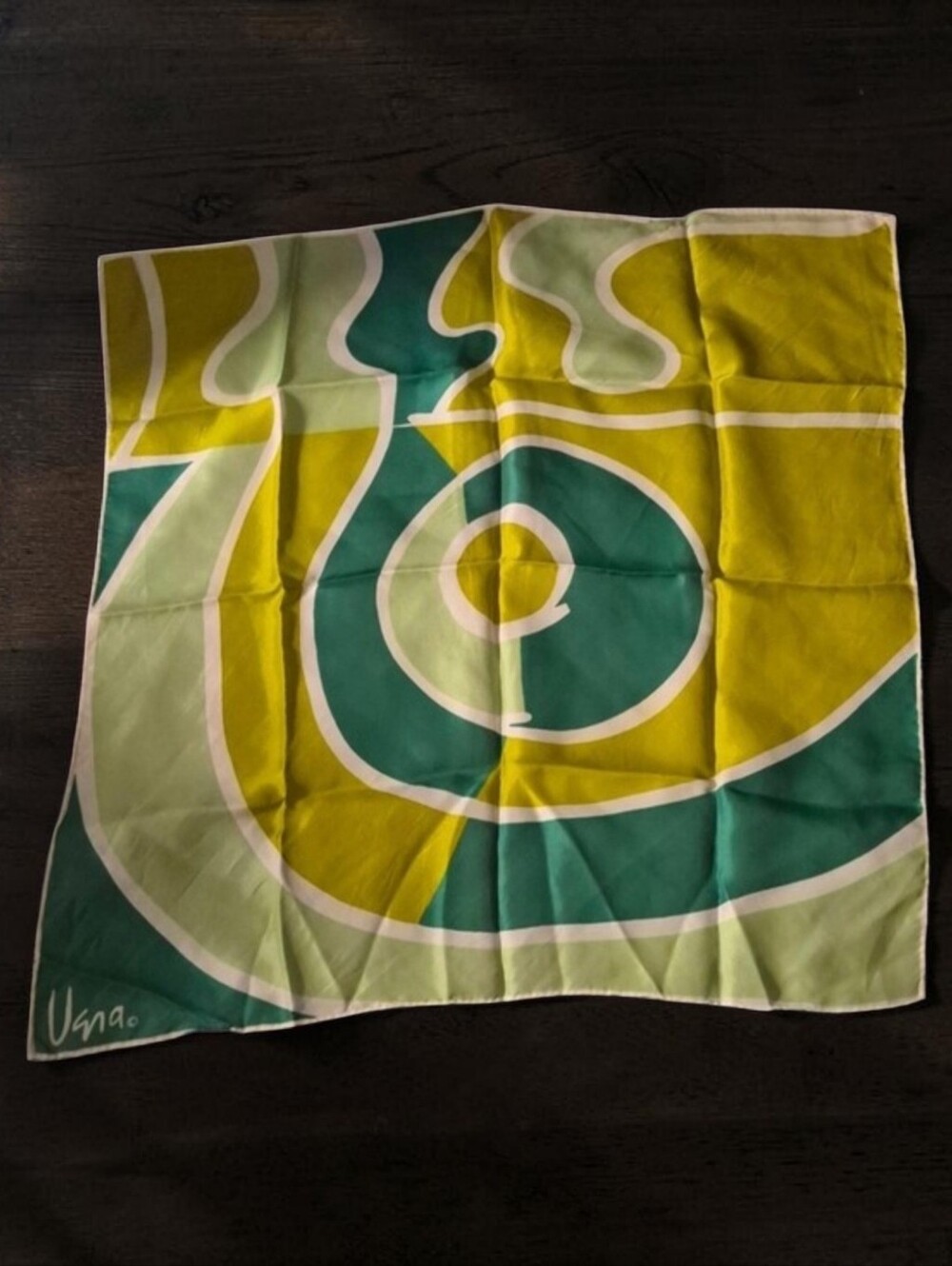 Vera Neumann 70's Square Silk Scarf
